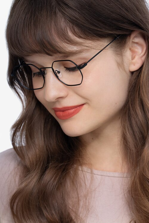 Soar Black MetalEyeglass Frames for Women from EyeBuyDirect
