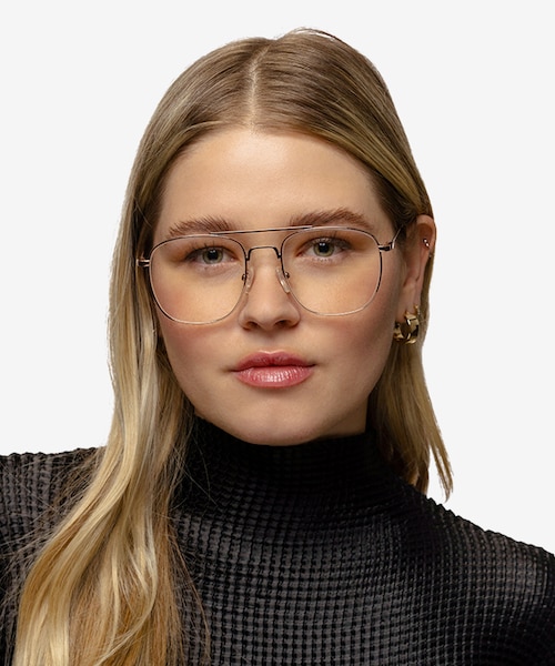 Fame Rose Gold MetalEyeglass Frames for Women from EyeBuyDirect