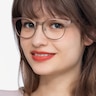 Lattice Rose Gold MetalEyeglass Frames for Women from EyeBuyDirect