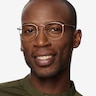 St Michel Rose Gold MetalEyeglass Frames for Men from EyeBuyDirect