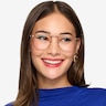 St Michel Rose Gold MetalEyeglass Frames for Women from EyeBuyDirect