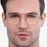 Courser Or rose MétalMontures de lunettes de vue pour Hommes d'EyeBuyDirect