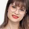 Twirl Rose Gold MetalEyeglass Frames for Women from EyeBuyDirect
