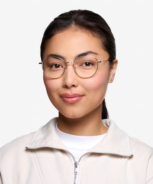 Twirl Golden MetalEyeglass Frames for Women from EyeBuyDirect