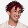 Octave Argenté MétalMontures de lunettes de vue pour Hommes d'EyeBuyDirect
