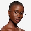 Octave Silver MetalEyeglass Frames for Women from EyeBuyDirect
