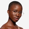 Octave Argenté MétalMontures de lunettes de vue pour Femmes d'EyeBuyDirect