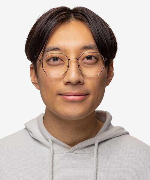 Octave Rose Gold MetalEyeglass Frames for Men from EyeBuyDirect