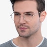 Streetwise Silver MetalEyeglass Frames for Men from EyeBuyDirect