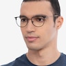 Vita Black MetalEyeglass Frames for Men from EyeBuyDirect