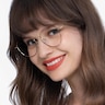 Inspire Black Golden MetalEyeglass Frames for Women from EyeBuyDirect