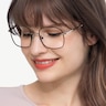 Archive Noir MétalMontures de lunettes de vue pour Femmes d'EyeBuyDirect