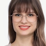 Archive Rose Gold MetalEyeglass Frames for Women from EyeBuyDirect