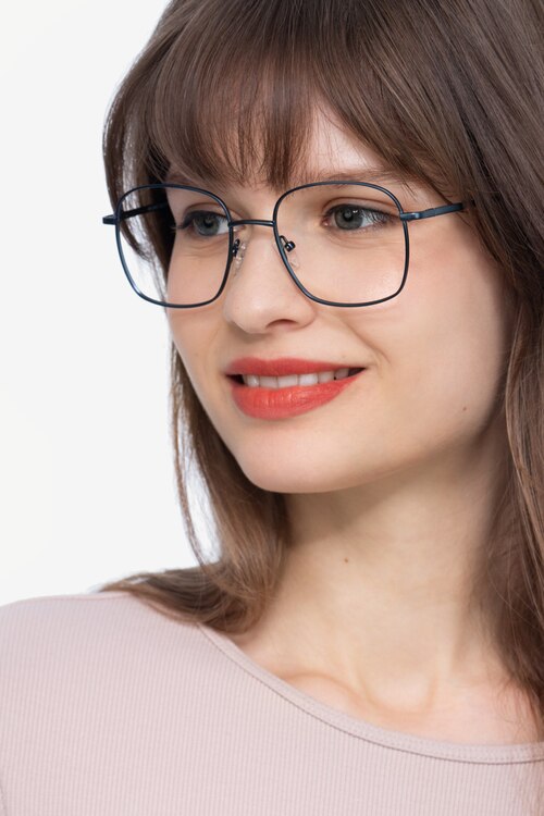 Archive Navy MetalEyeglass Frames for Women from EyeBuyDirect