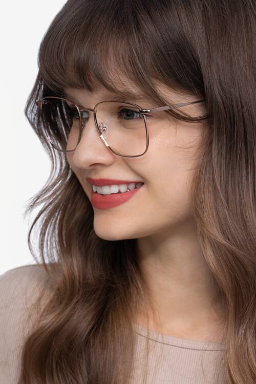 Rose Gold Reason -  Metal Eyeglasses