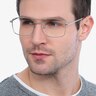Daymo Silver MetalEyeglass Frames for Men from EyeBuyDirect