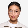 Clotilde Gold MetalEyeglass Frames for Women from EyeBuyDirect