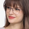 Emma Pink MetalEyeglass Frames for Women from EyeBuyDirect