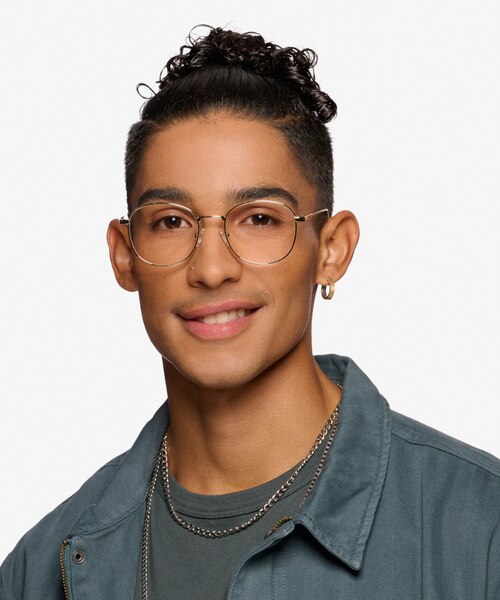 Vantage Golden MetalEyeglass Frames for Men from EyeBuyDirect