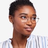 Vantage Rose Gold MetalEyeglass Frames for Women from EyeBuyDirect