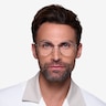 Vantage Argenté MétalMontures de lunettes de vue pour Hommes d'EyeBuyDirect