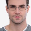 Destined Gunmetal MetalEyeglass Frames for Men from EyeBuyDirect