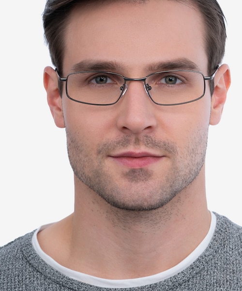 Destined Gunmetal MetalEyeglass Frames for Men from EyeBuyDirect