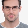 Destined Black MetalEyeglass Frames for Men from EyeBuyDirect
