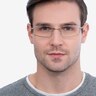 Destined Silver MetalEyeglass Frames for Men from EyeBuyDirect