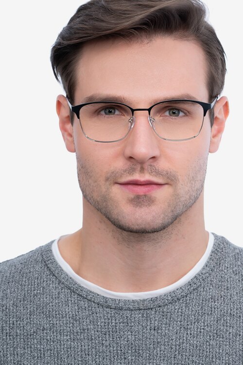 Chambery Black MetalEyeglass Frames for Men from EyeBuyDirect
