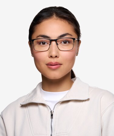 Black Vigo -  Metal Eyeglasses