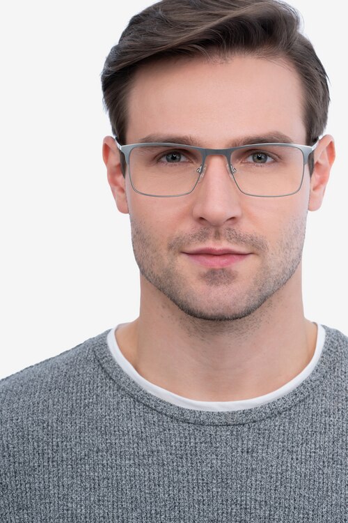 Vigo Silver MetalEyeglass Frames for Men from EyeBuyDirect