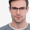 Vigo Café MétalMontures de lunettes de vue pour Hommes d'EyeBuyDirect