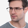 Stan Coffee MetalEyeglass Frames for Men from EyeBuyDirect