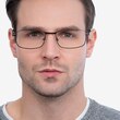 Madon Coffee MetalEyeglass Frames for Men from EyeBuyDirect