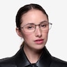 Madon Noir MétalMontures de lunettes de vue pour Femmes d'EyeBuyDirect