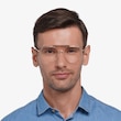 Coxon Golden Black MetalEyeglass Frames for Men from EyeBuyDirect