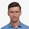Coxon Golden Black MétalMontures de lunettes de vue pour Hommes d'EyeBuyDirect