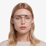 Coxon Golden Black MétalMontures de lunettes de vue pour Femmes d'EyeBuyDirect