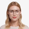 Coxon Black Tortoise MetalEyeglass Frames for Women from EyeBuyDirect