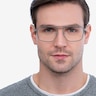 Gallo Silver MetalEyeglass Frames for Men from EyeBuyDirect