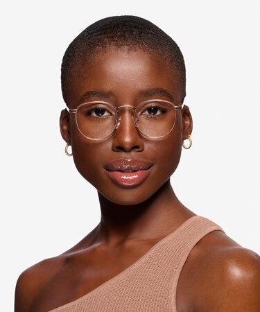 Rose Gold St Michel -  Metal Eyeglasses