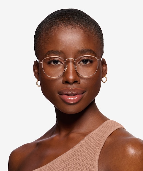 St Michel Rose Gold MetalEyeglass Frames for Women from EyeBuyDirect