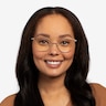 Trance Doré MétalMontures de lunettes de vue pour Femmes d'EyeBuyDirect