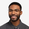 Poppy Black Gold MetalEyeglass Frames for Men from EyeBuyDirect