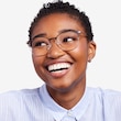 Disperse Black MetalEyeglass Frames for Women from EyeBuyDirect