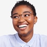 Disperse Noir MétalMontures de lunettes de vue pour Femmes d'EyeBuyDirect
