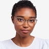 Garance Green & Gold MetalEyeglass Frames for Women from EyeBuyDirect