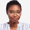 Renata Silver MetalEyeglass Frames for Women from EyeBuyDirect