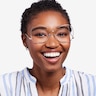Renata Gold MetalEyeglass Frames for Women from EyeBuyDirect